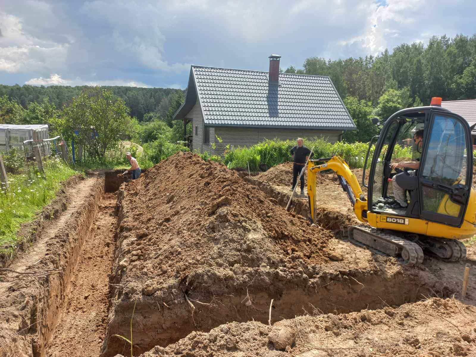 Фундаментные, бетонные, монолитные, электромонтажные работы в Гродно